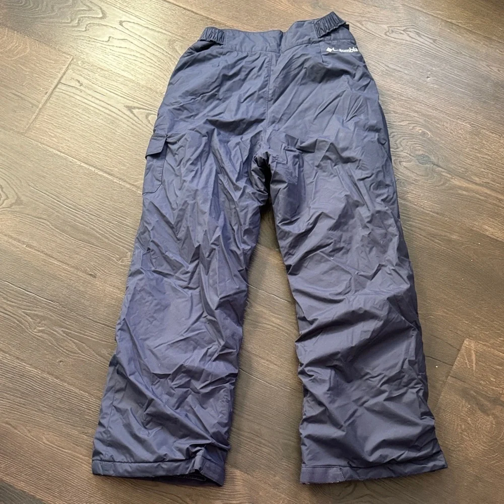 Columbia Navy Blue Kids Snow Pants size 10-12 Medium Ski Snowboard